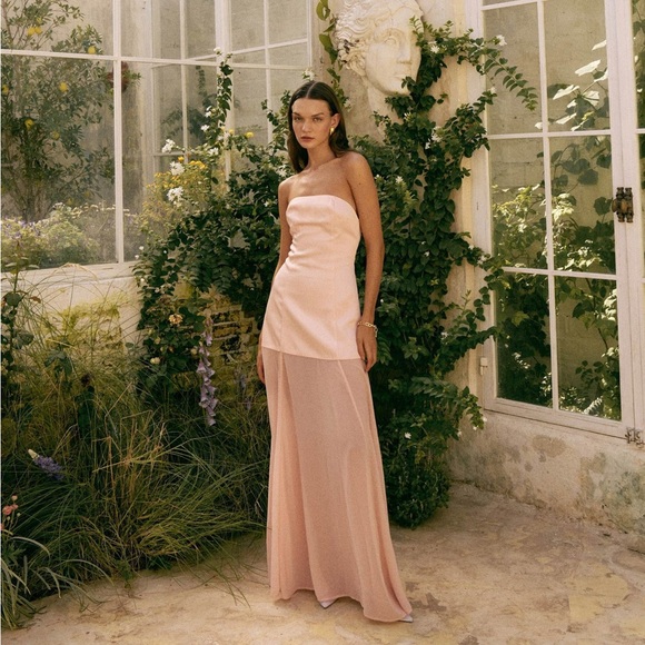 REVOLVE Dresses & Skirts - REVOLVE Blush Strapless Gown